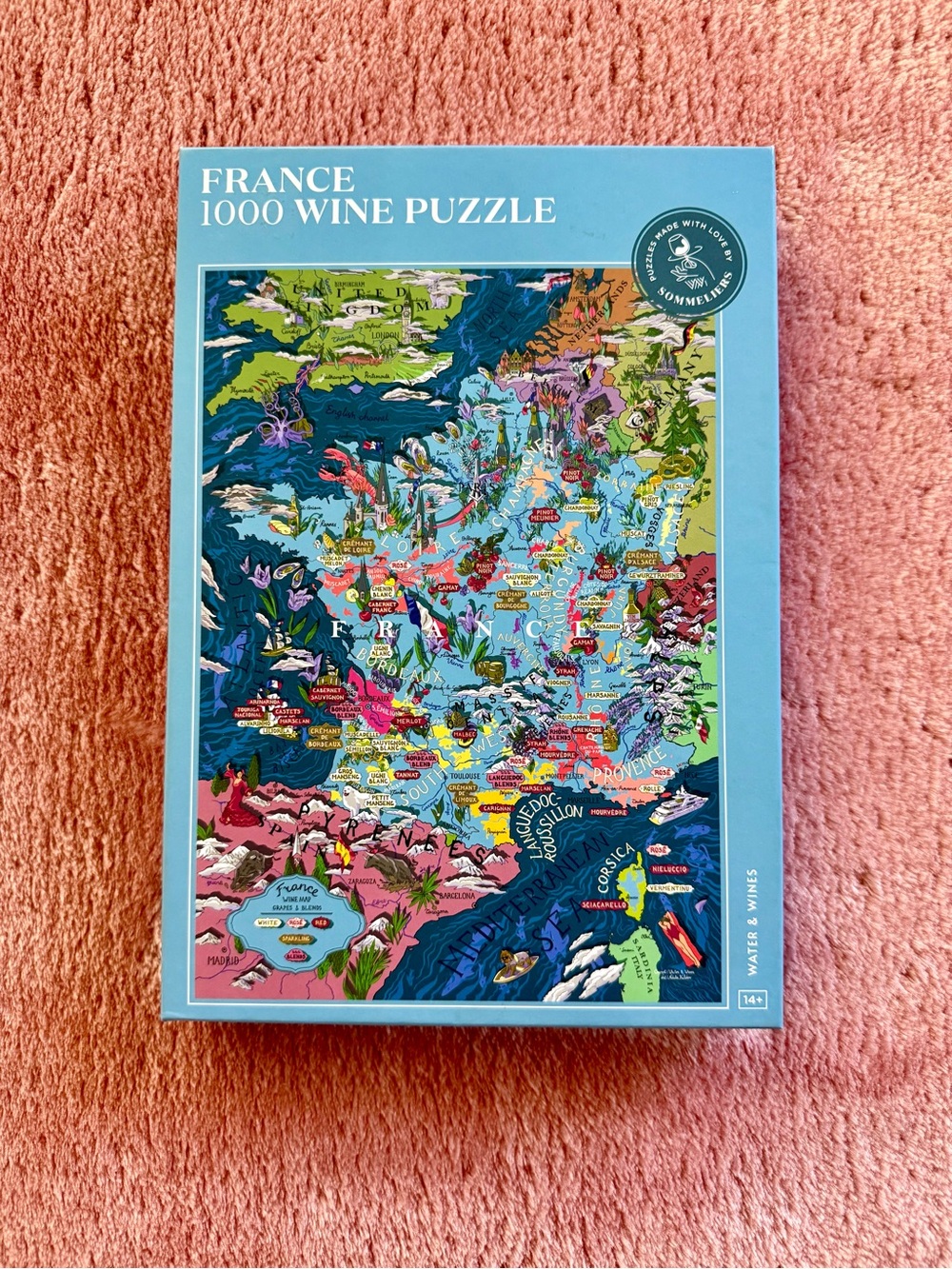 Water & Wines France 1000 Wine Puzzle -
